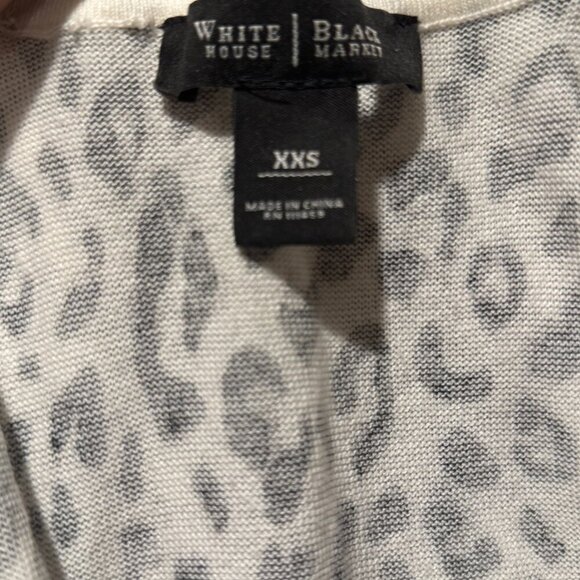 WHBM Turtle Neck Tank Top - Leopard Print Size XXS - Picture 6 of 6